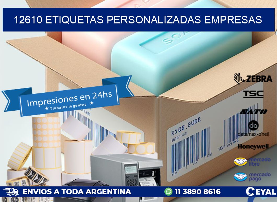 12610 Etiquetas personalizadas empresas