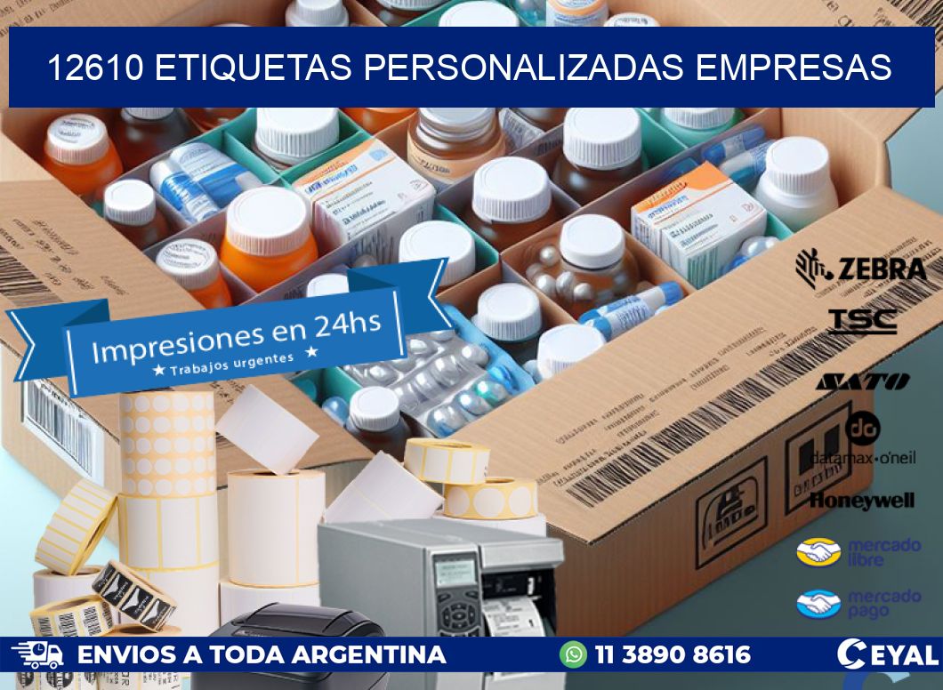 12610 Etiquetas personalizadas empresas