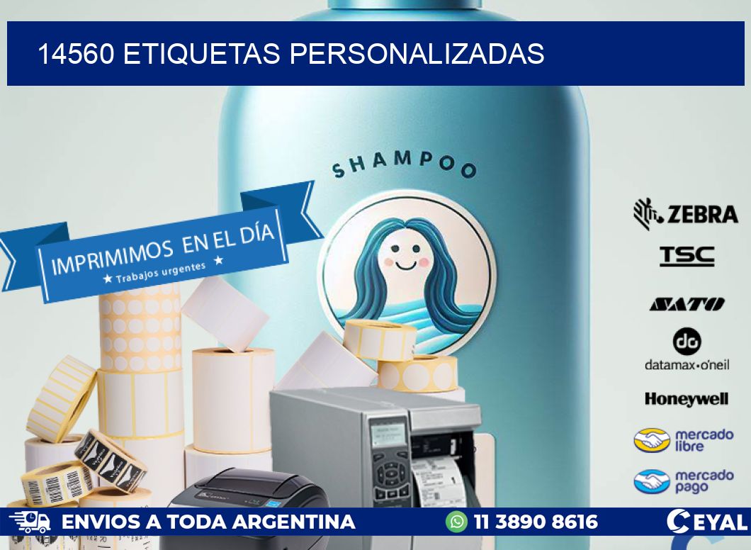 14560 Etiquetas personalizadas