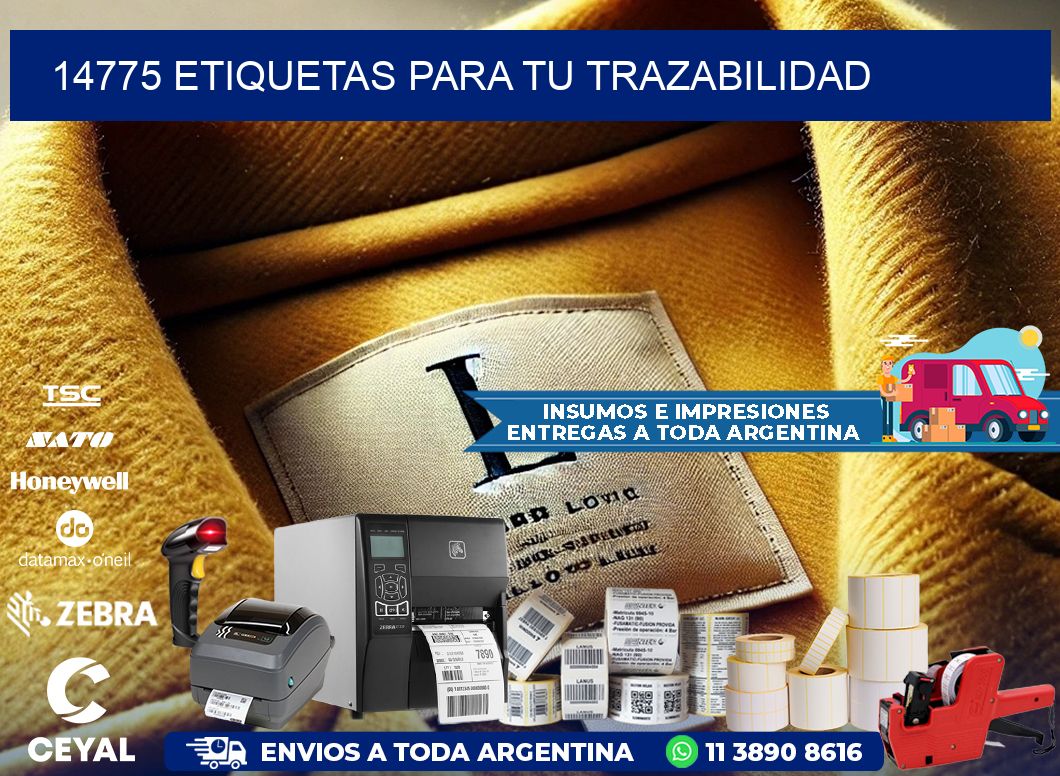 14775 etiquetas para tu trazabilidad