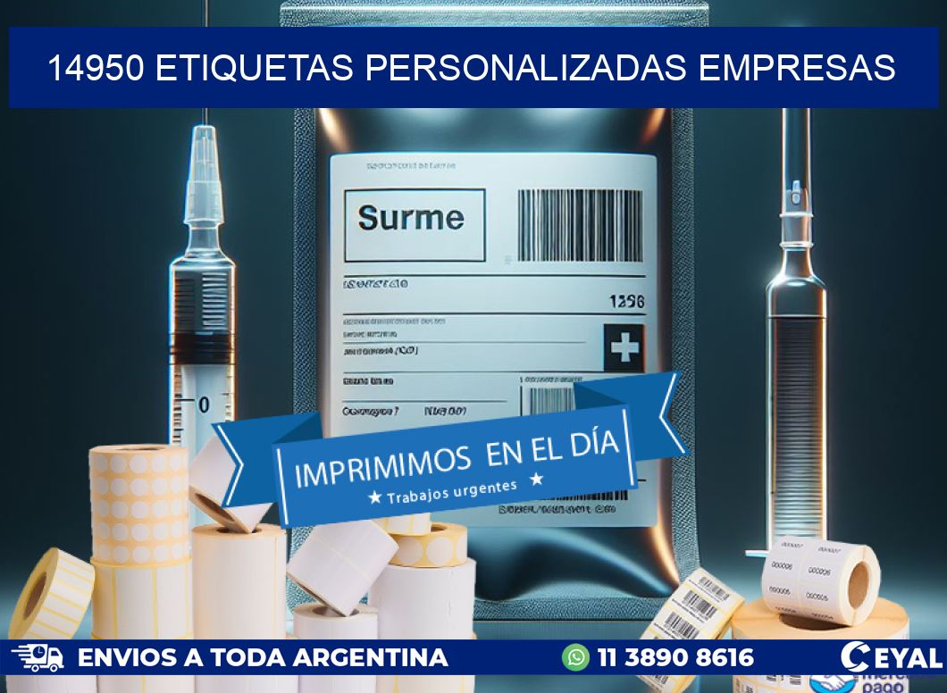 14950 Etiquetas personalizadas empresas