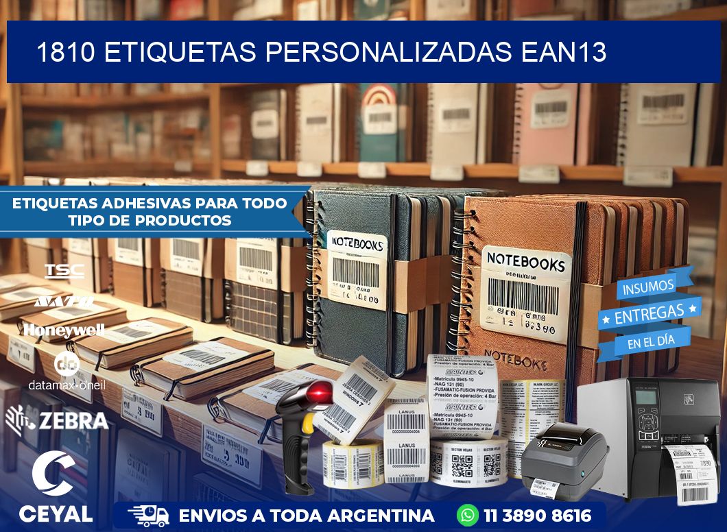 1810 Etiquetas personalizadas ean13