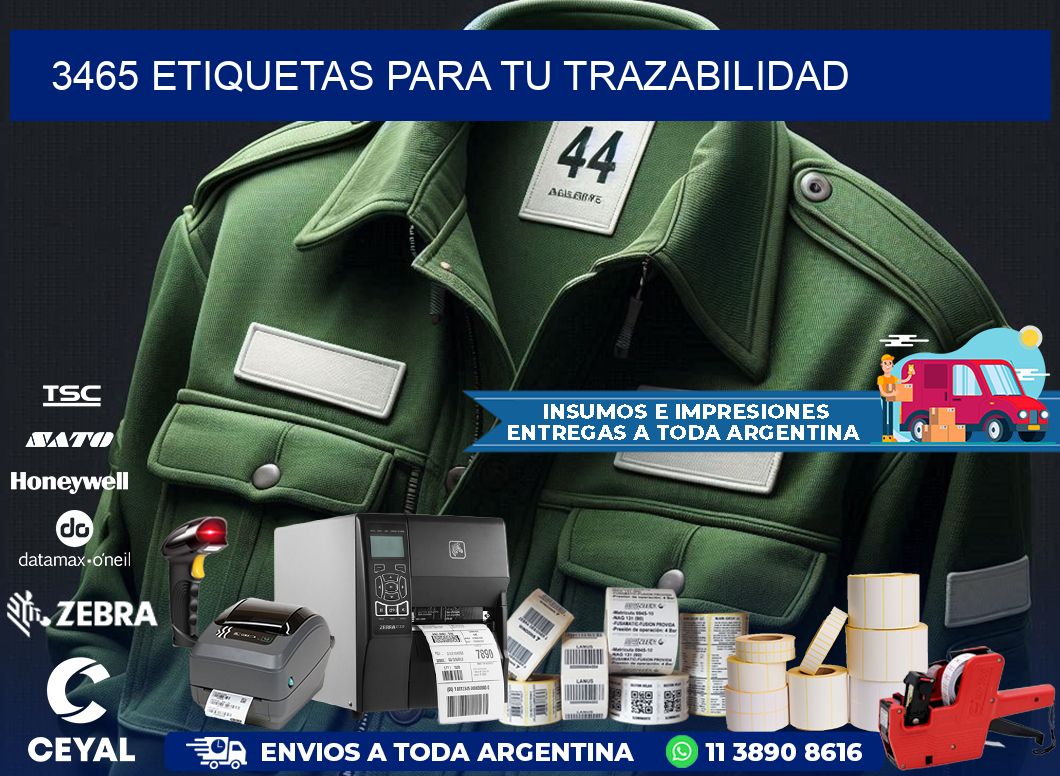 3465 etiquetas para tu trazabilidad