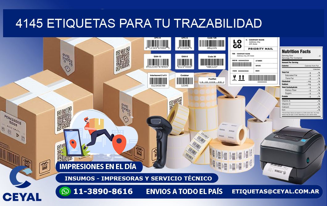 4145 etiquetas para tu trazabilidad
