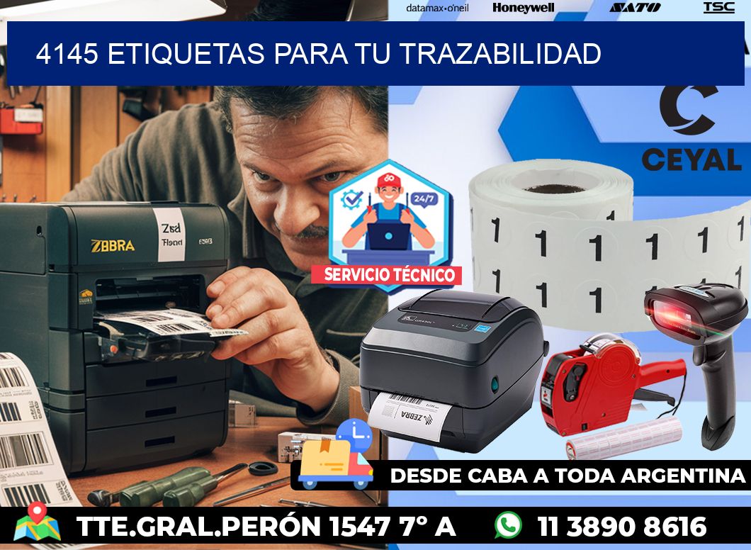 4145 etiquetas para tu trazabilidad