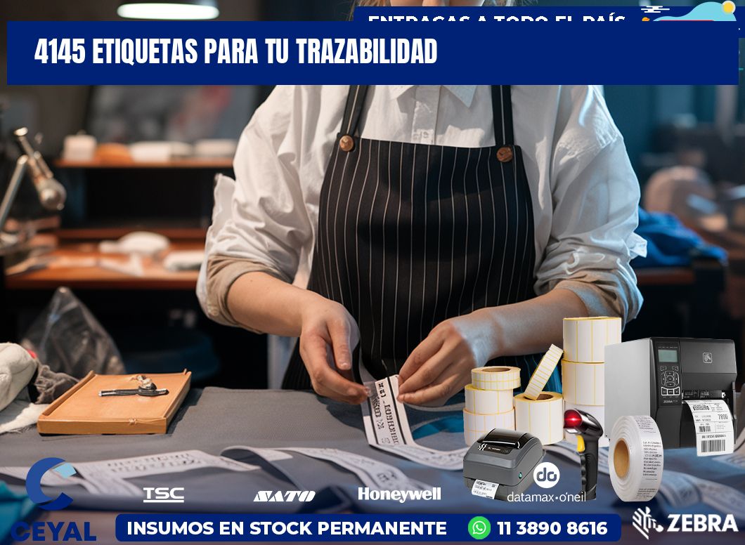 4145 etiquetas para tu trazabilidad