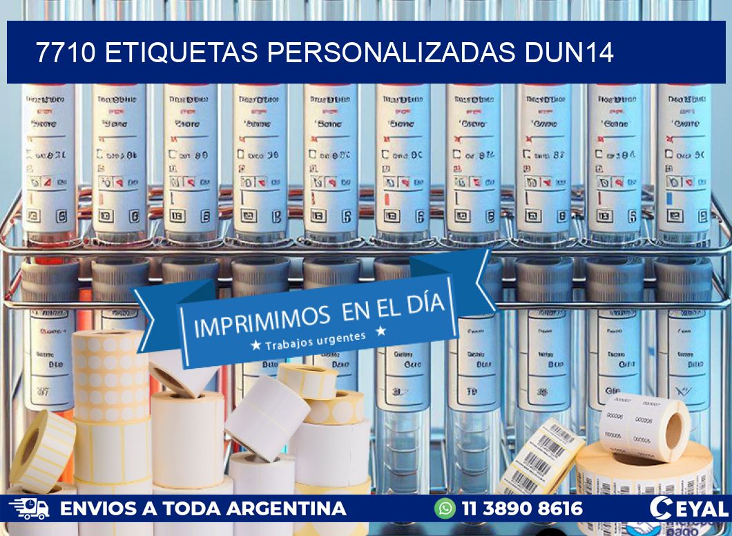 7710 Etiquetas personalizadas dun14