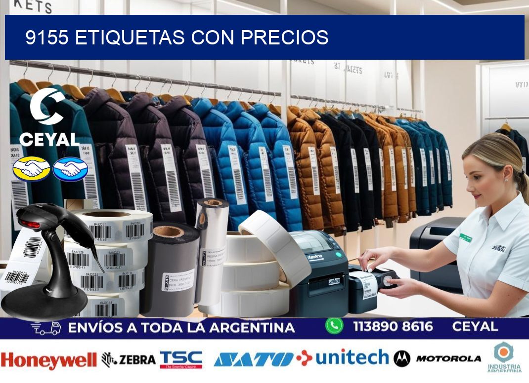 9155 etiquetas con precios
