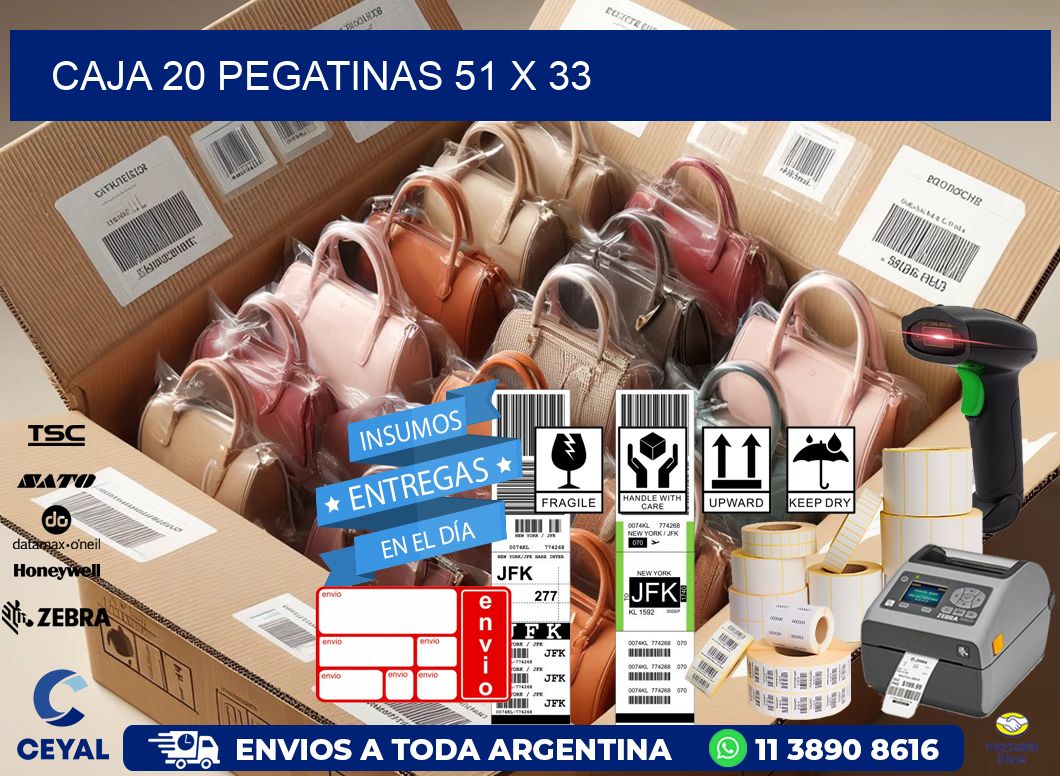 CAJA 20 PEGATINAS 51 x 33