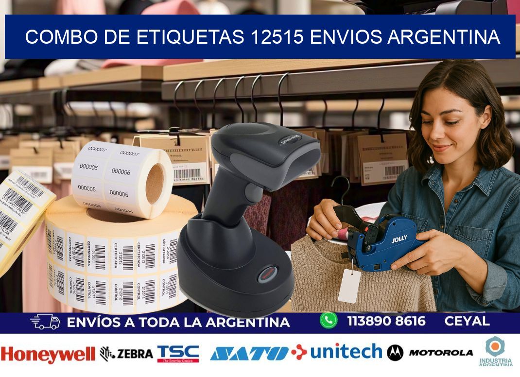 Combo de etiquetas 12515 ENVIOS ARGENTINA
