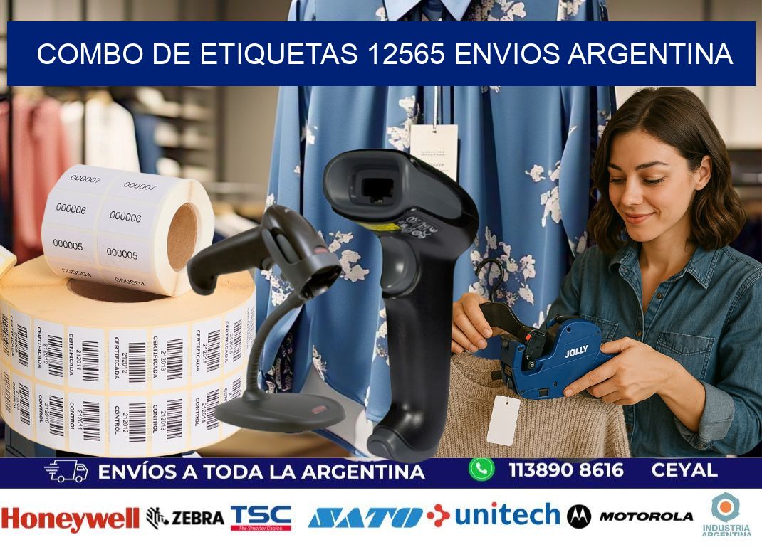 Combo de etiquetas 12565 ENVIOS ARGENTINA