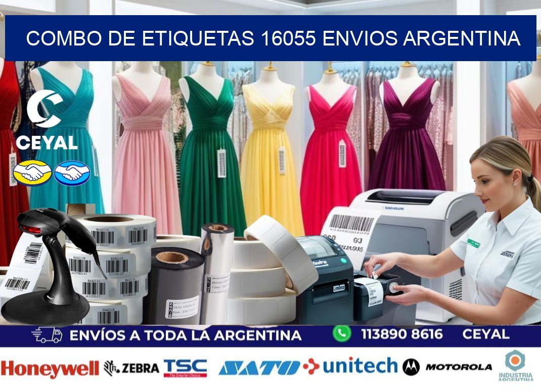 Combo de etiquetas 16055 ENVIOS ARGENTINA