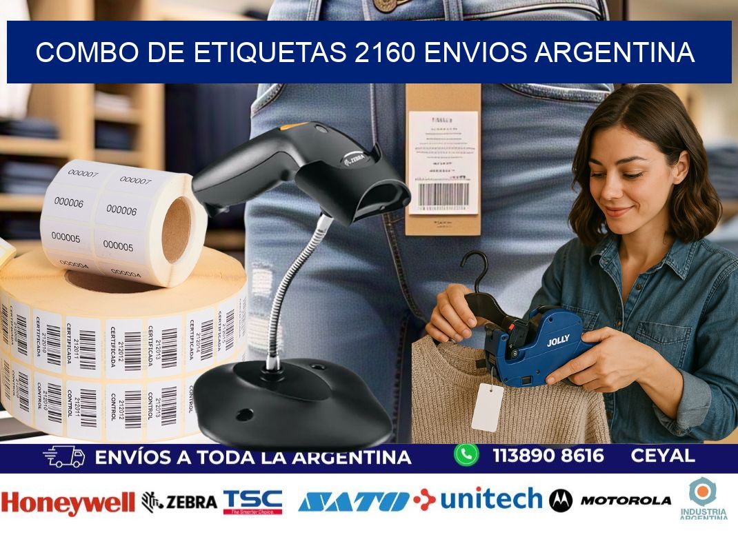 Combo de etiquetas 2160 ENVIOS ARGENTINA