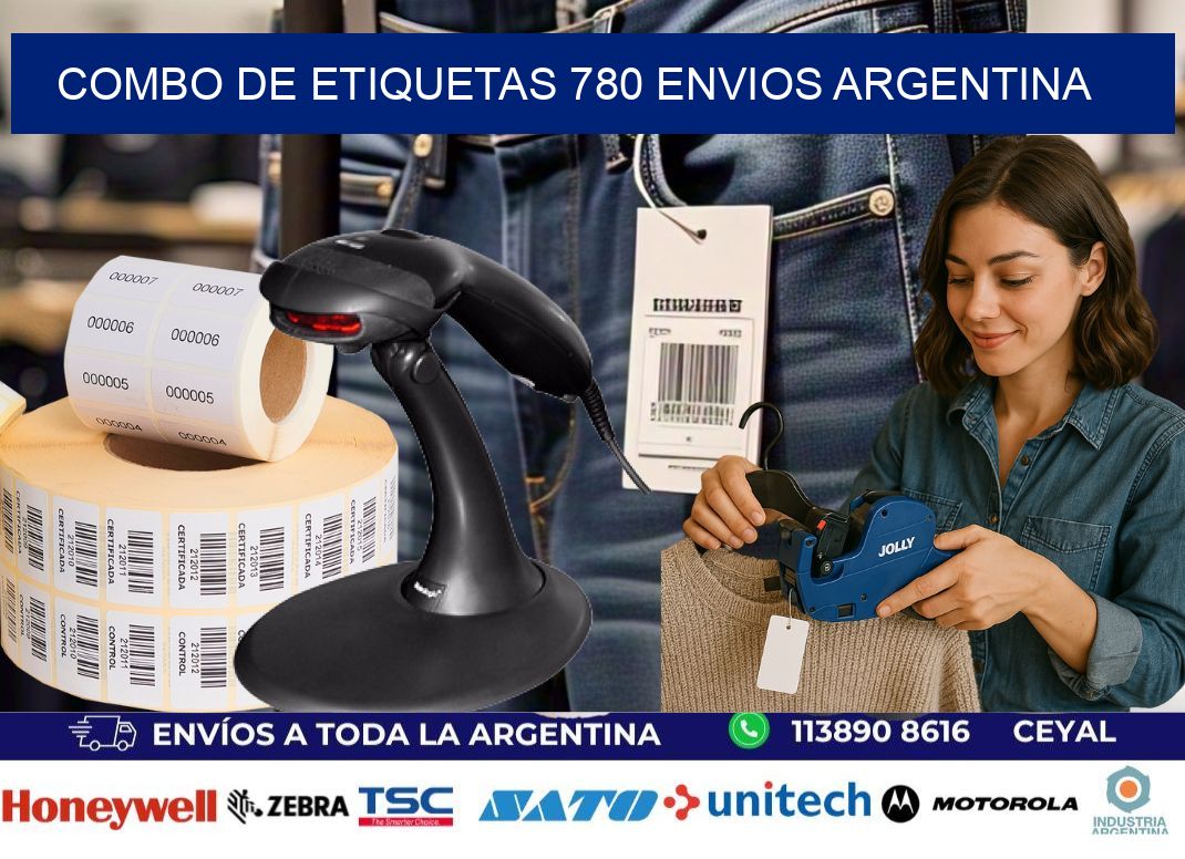 Combo de etiquetas 780 ENVIOS ARGENTINA