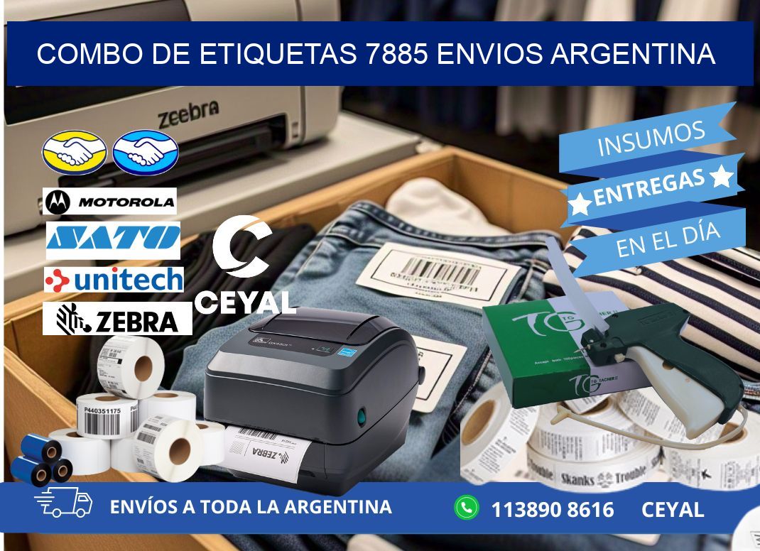 Combo de etiquetas 7885 ENVIOS ARGENTINA