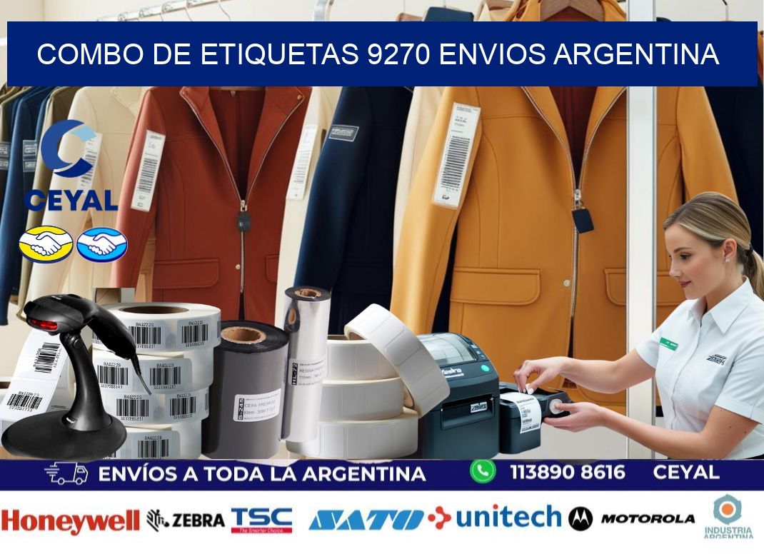 Combo de etiquetas 9270 ENVIOS ARGENTINA