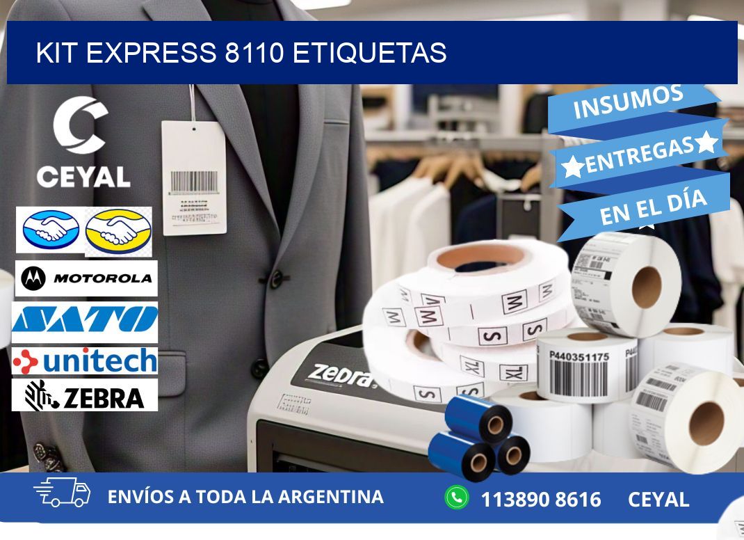 Kit express 8110 etiquetas