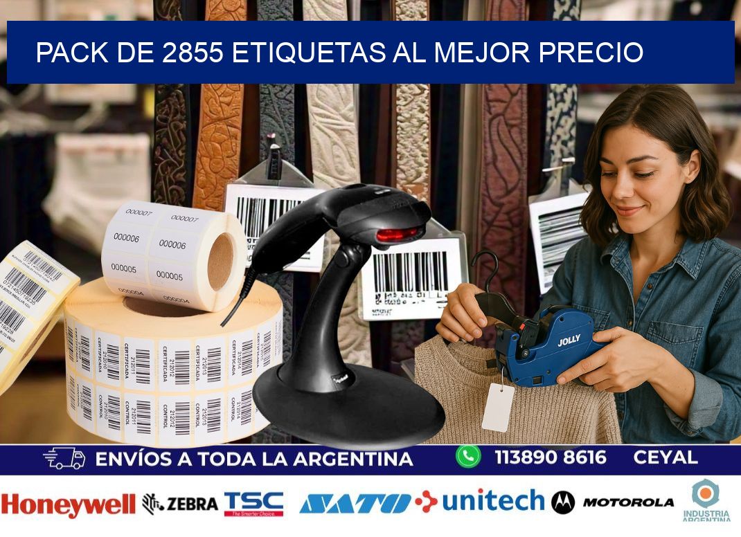 Pack de 2855 etiquetas al mejor precio