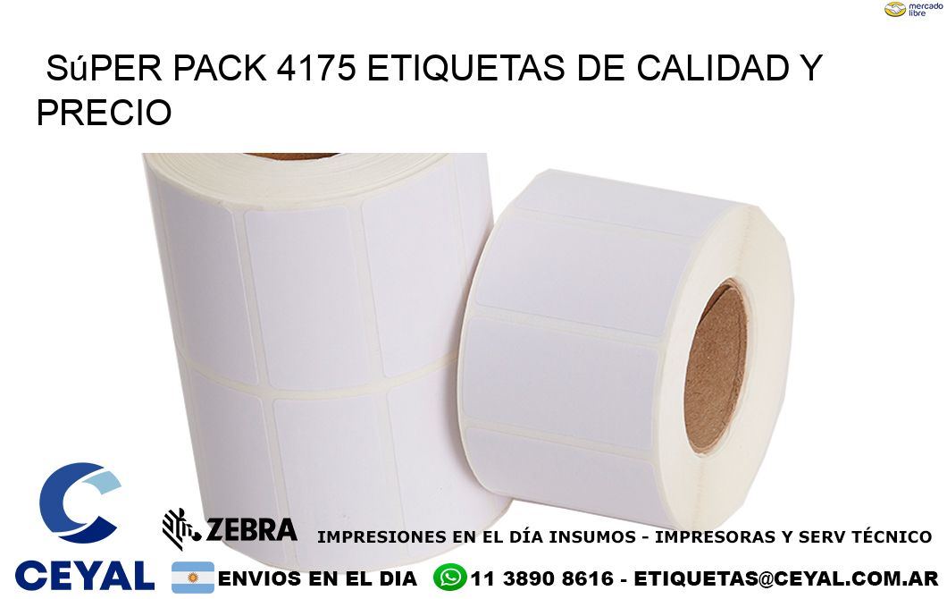 Súper pack 4175 etiquetas de calidad y precio