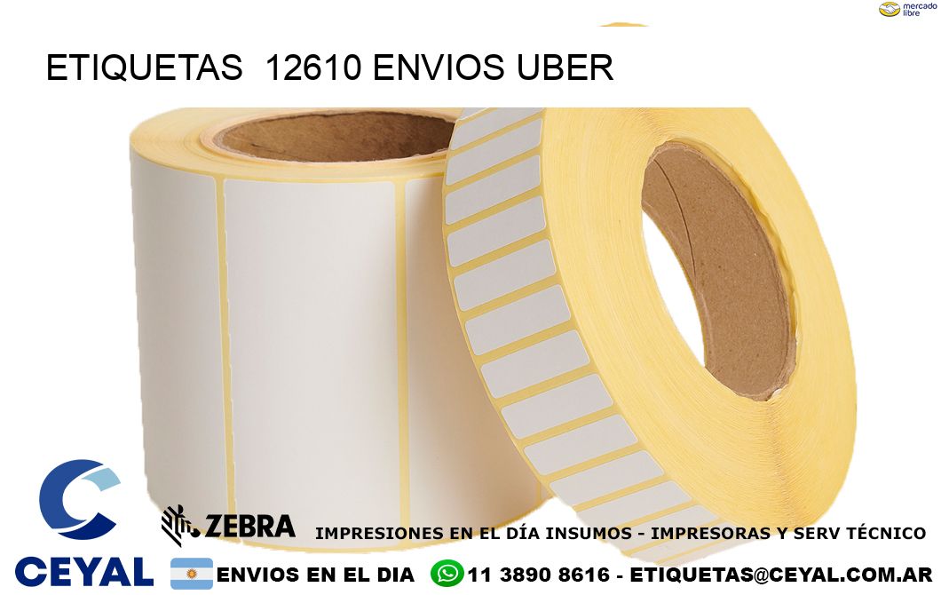 etiquetas  12610 ENVIOS UBER