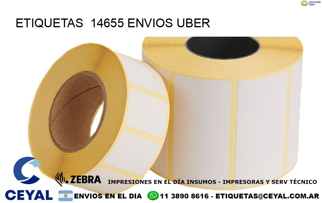 etiquetas  14655 ENVIOS UBER
