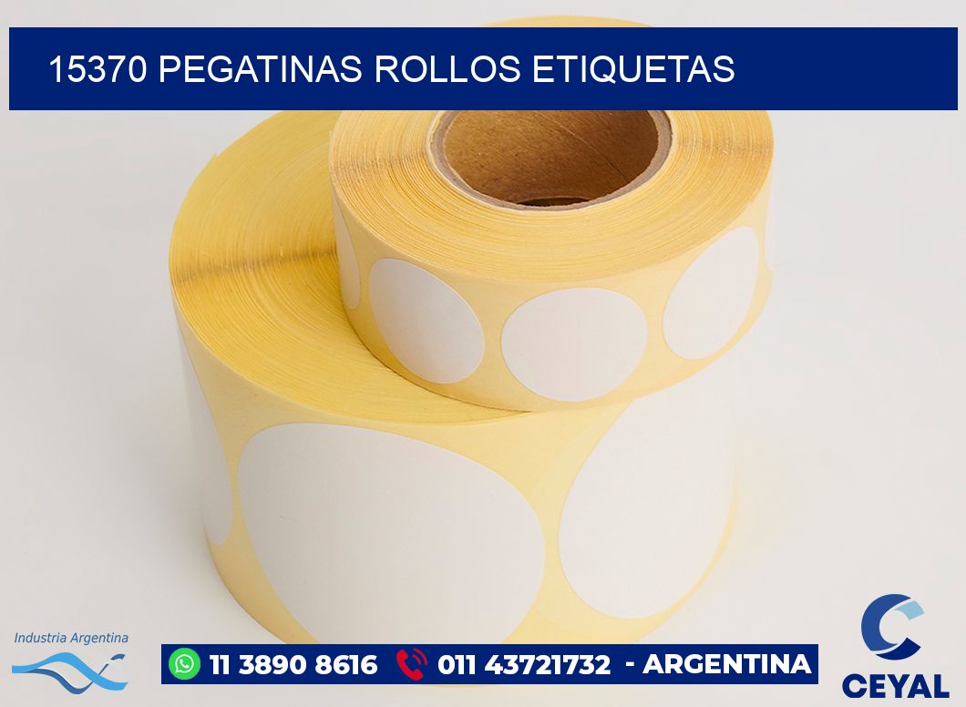 15370 Pegatinas rollos etiquetas