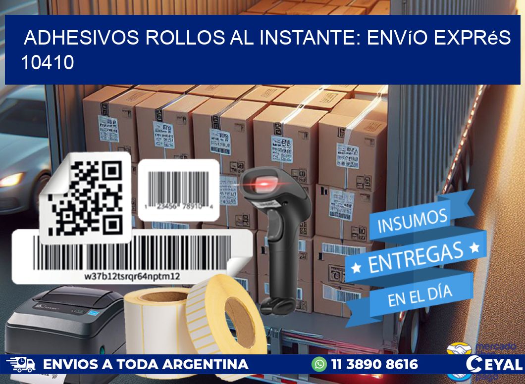 Adhesivos rollos al Instante: Envío Exprés 10410