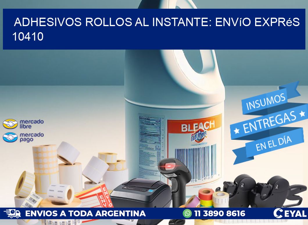 Adhesivos rollos al Instante: Envío Exprés 10410