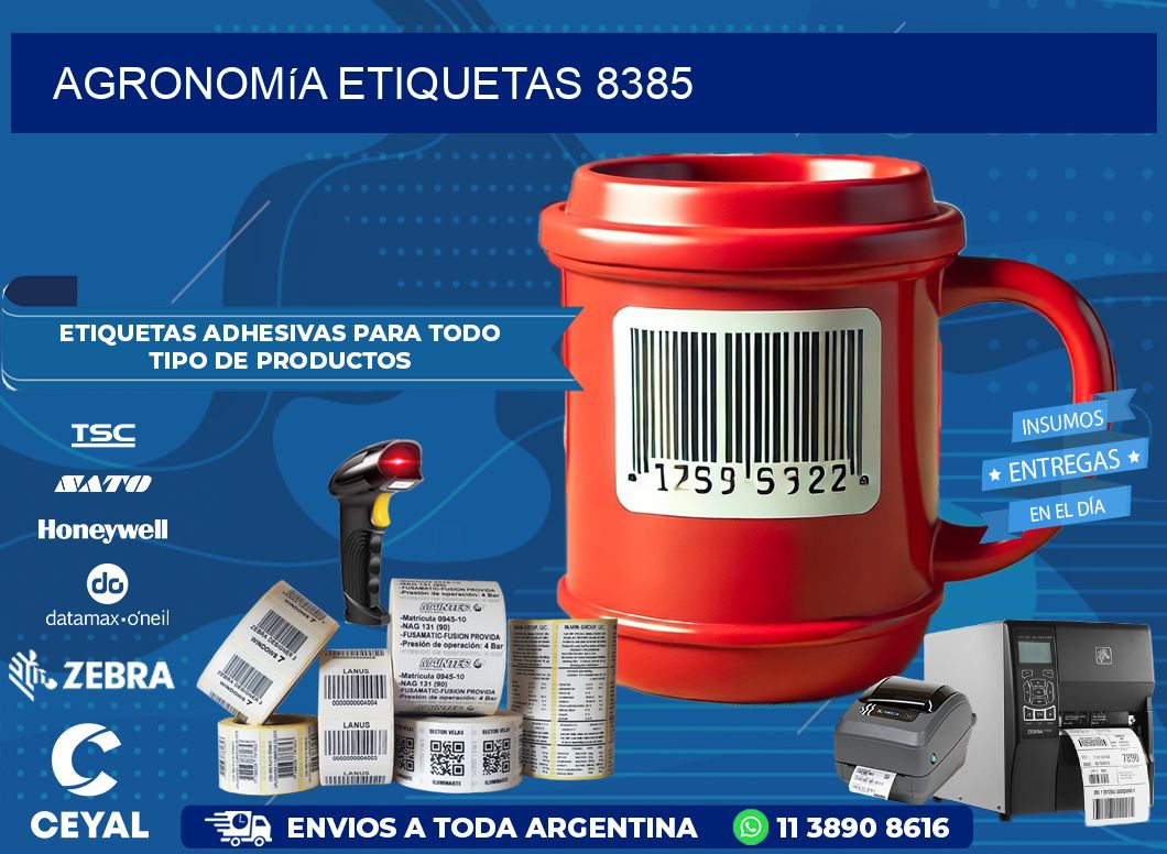 Agronomía etiquetas 8385
