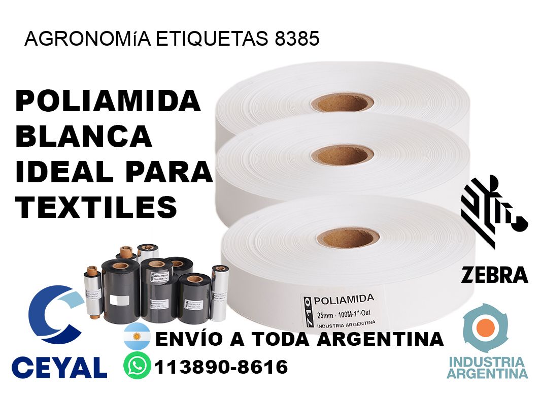 Agronomía etiquetas 8385