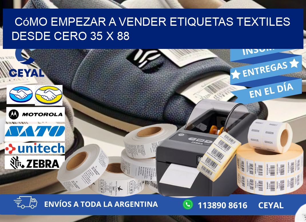 Cómo Empezar a Vender Etiquetas Textiles desde Cero 35 x 88