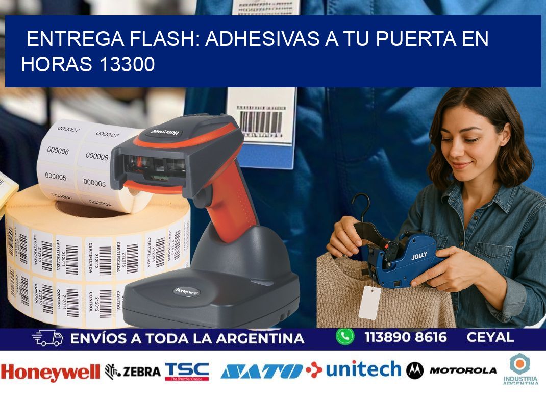 Entrega Flash: Adhesivas A Tu Puerta en Horas 13300