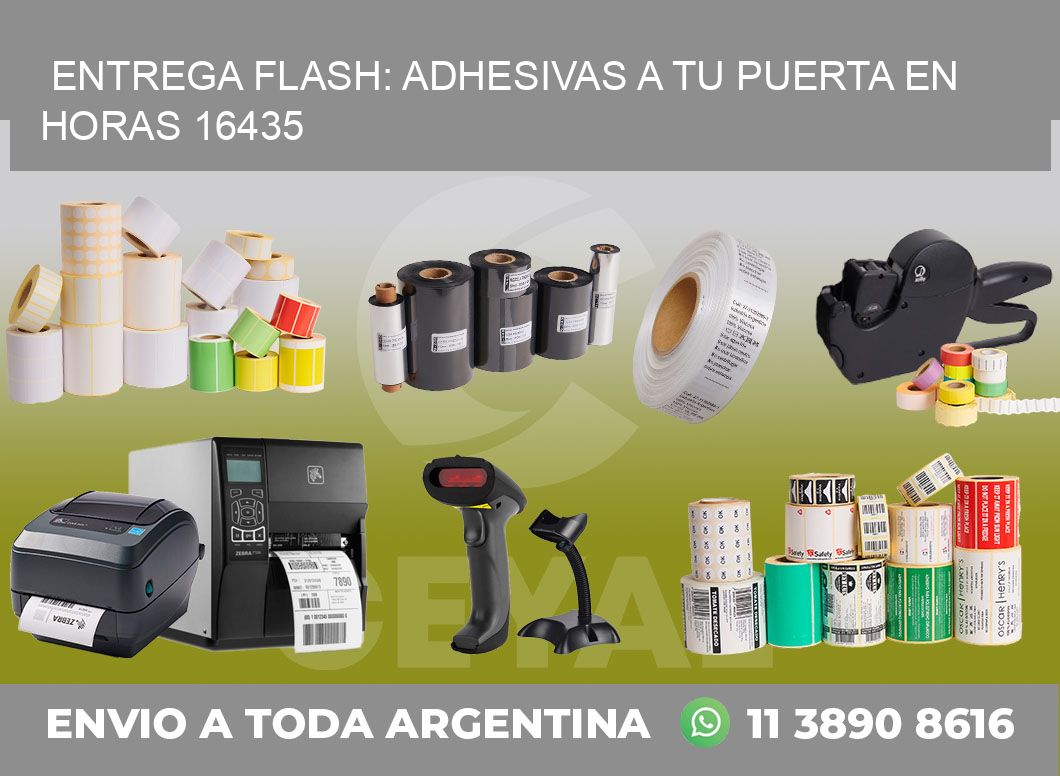 Entrega Flash: Adhesivas A Tu Puerta en Horas 16435