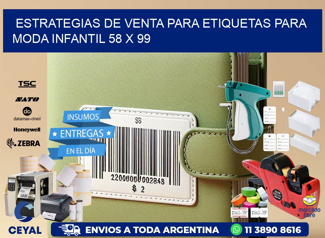 Estrategias de Venta para Etiquetas para Moda Infantil 58 x 99