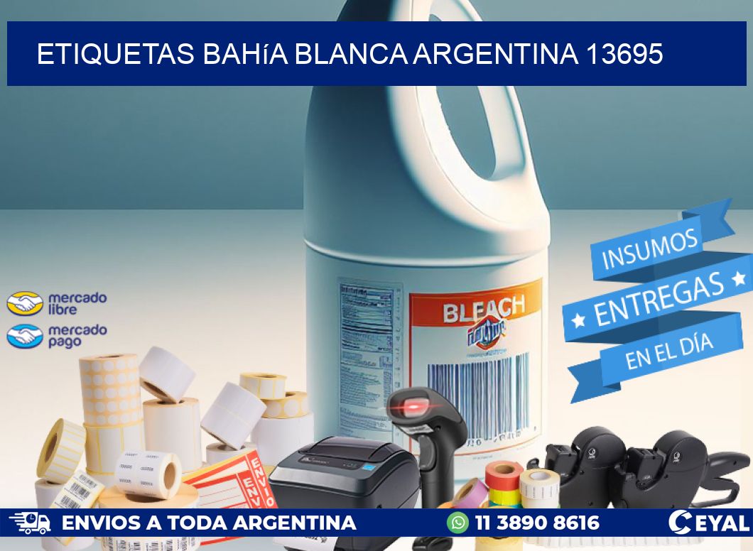 Etiquetas Bahía Blanca Argentina 13695