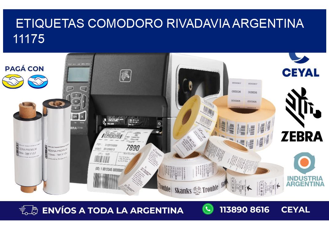 Etiquetas Comodoro Rivadavia Argentina 11175
