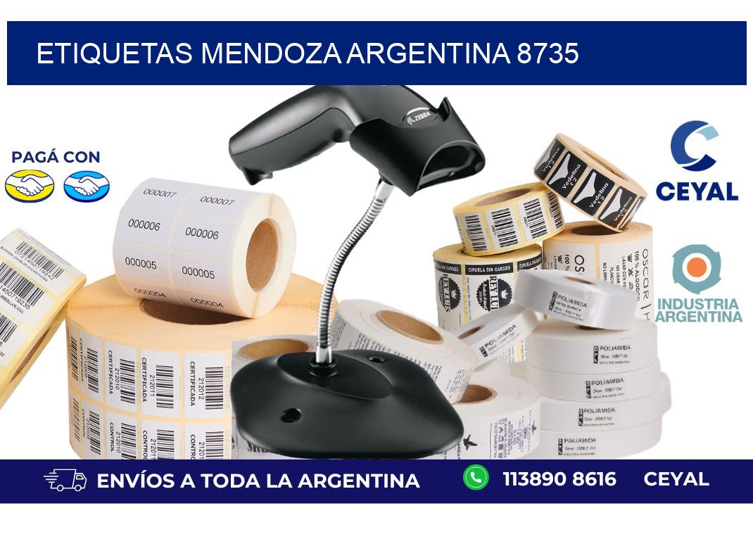 Etiquetas Mendoza Argentina 8735
