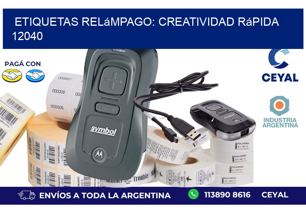 Etiquetas Relámpago: Creatividad Rápida 12040