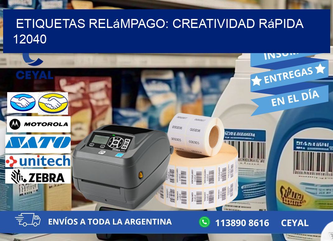 Etiquetas Relámpago: Creatividad Rápida 12040
