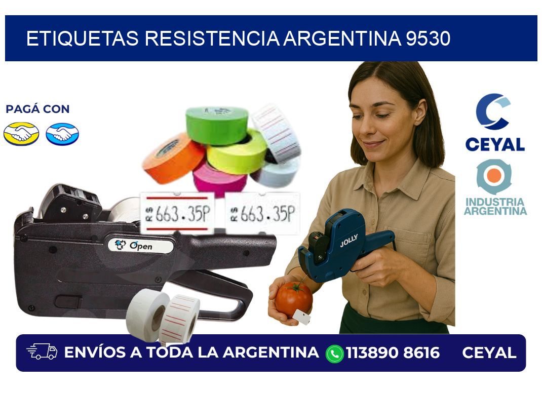 Etiquetas Resistencia Argentina 9530