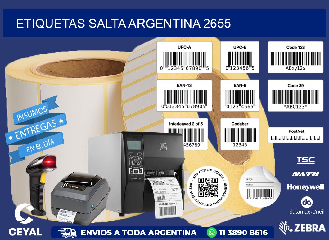 Etiquetas Salta Argentina 2655