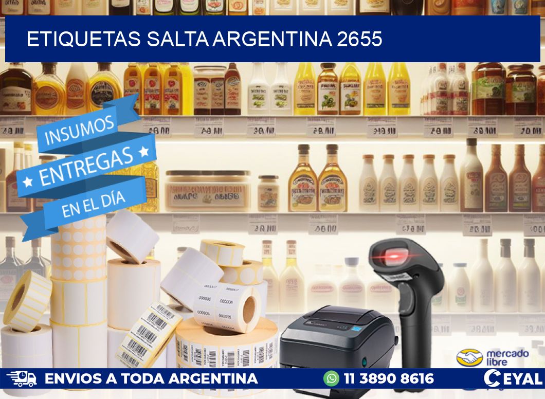 Etiquetas Salta Argentina 2655