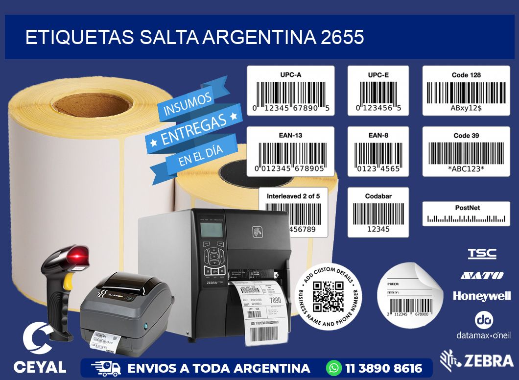 Etiquetas Salta Argentina 2655