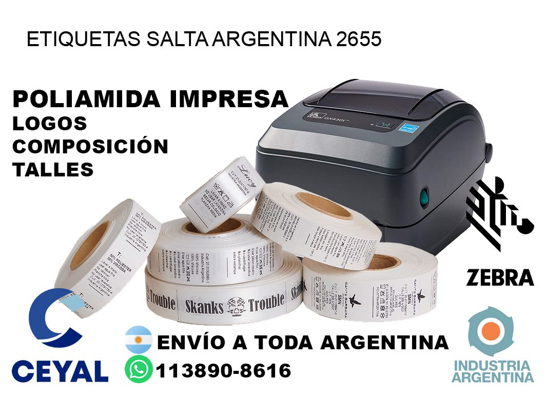 Etiquetas Salta Argentina 2655