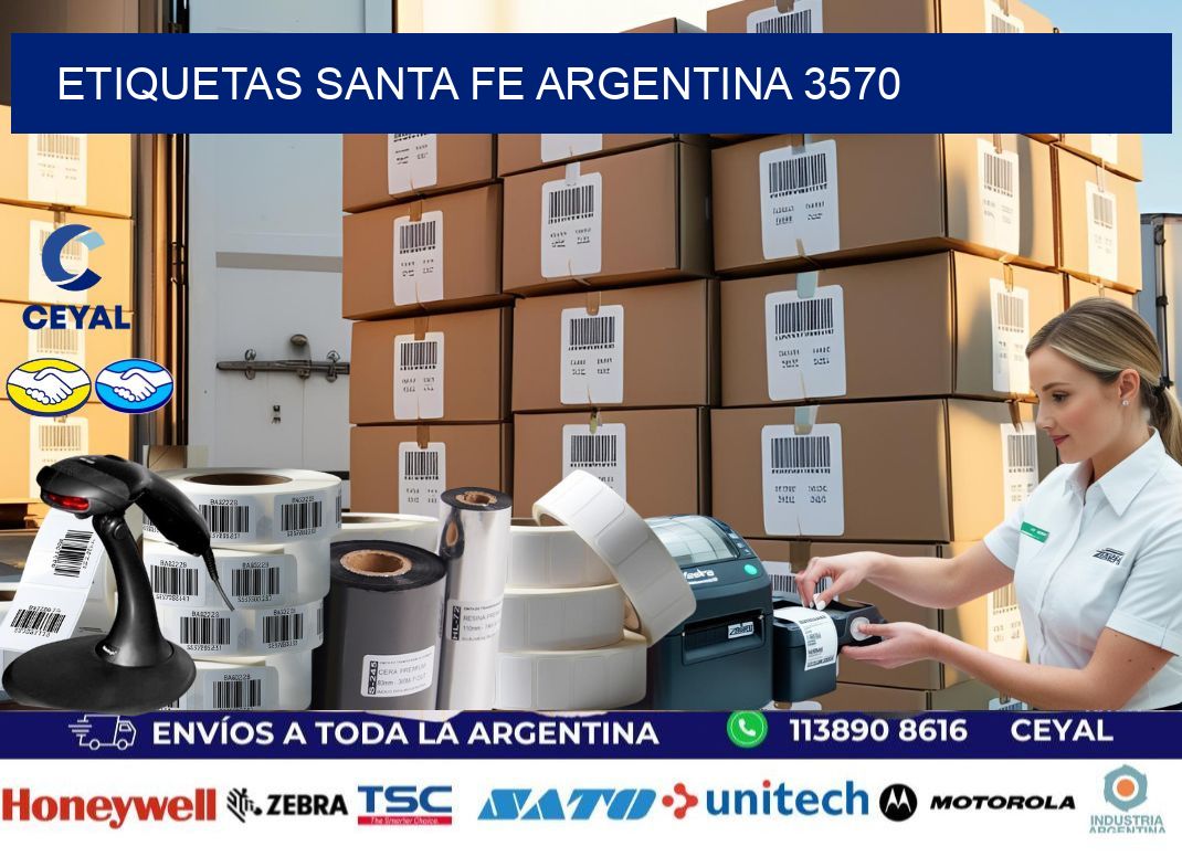 Etiquetas Santa Fe Argentina 3570