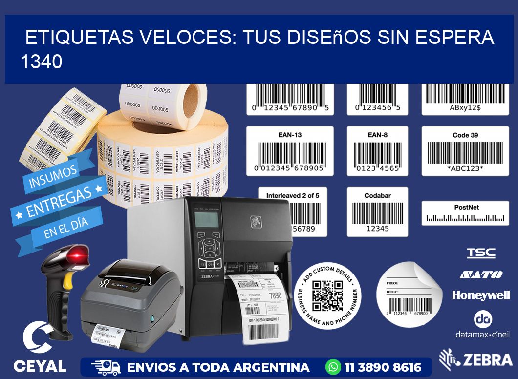 Etiquetas Veloces: Tus Diseños sin Espera 1340