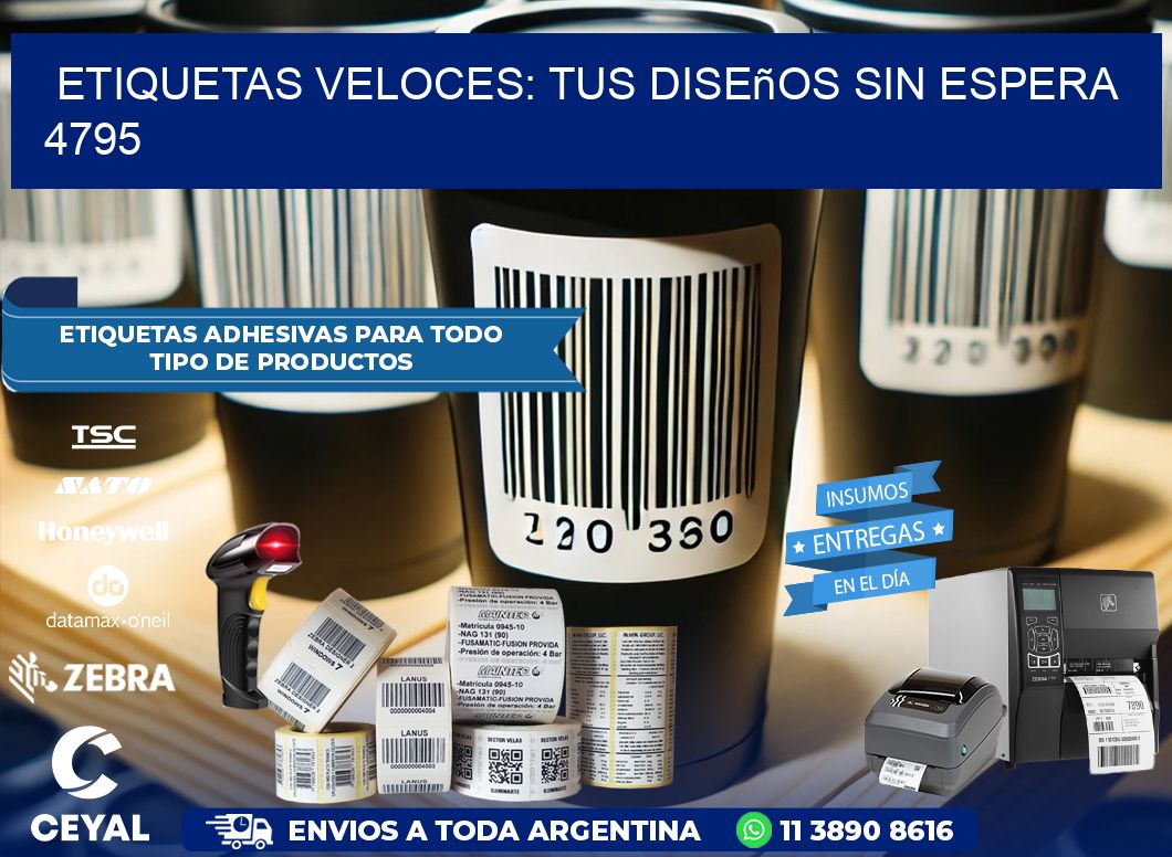 Etiquetas Veloces: Tus Diseños sin Espera 4795