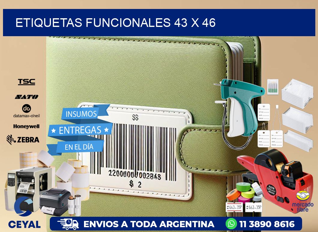 Etiquetas funcionales 43 x 46
