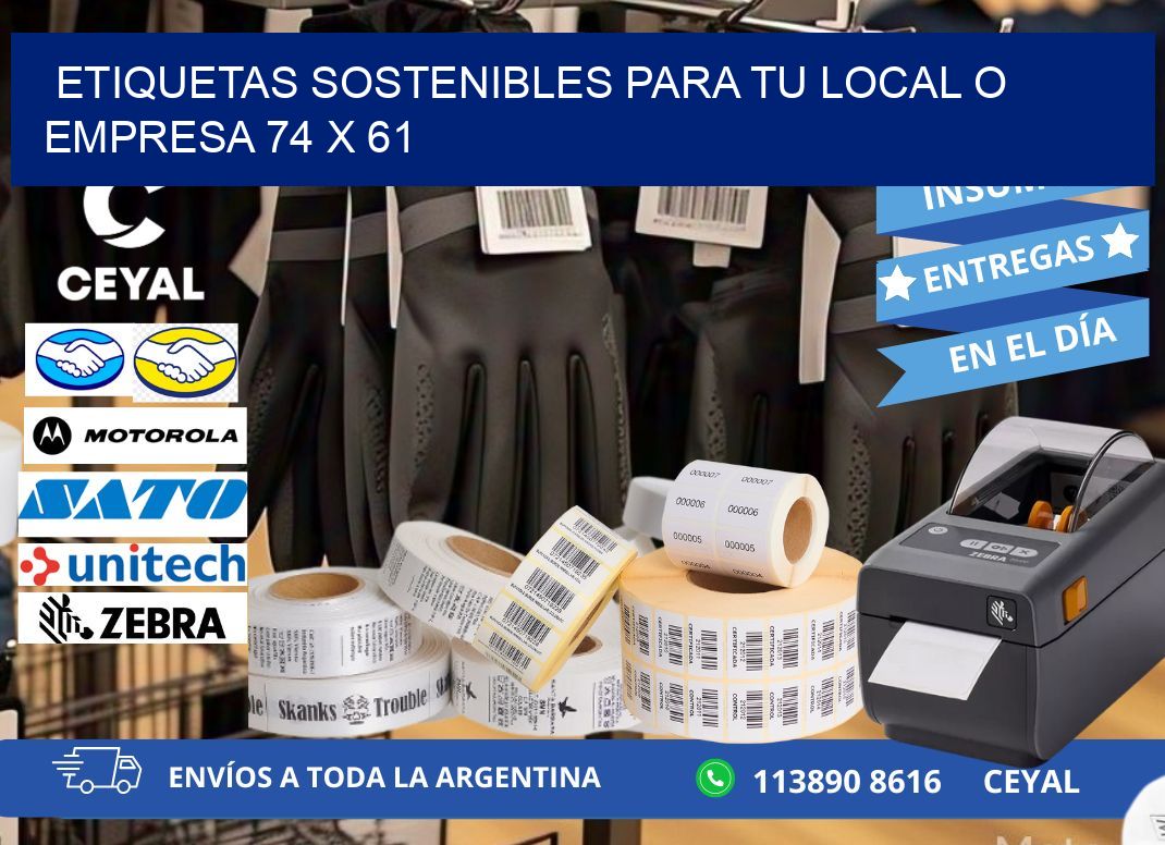 Etiquetas sostenibles para tu local o empresa 74 x 61