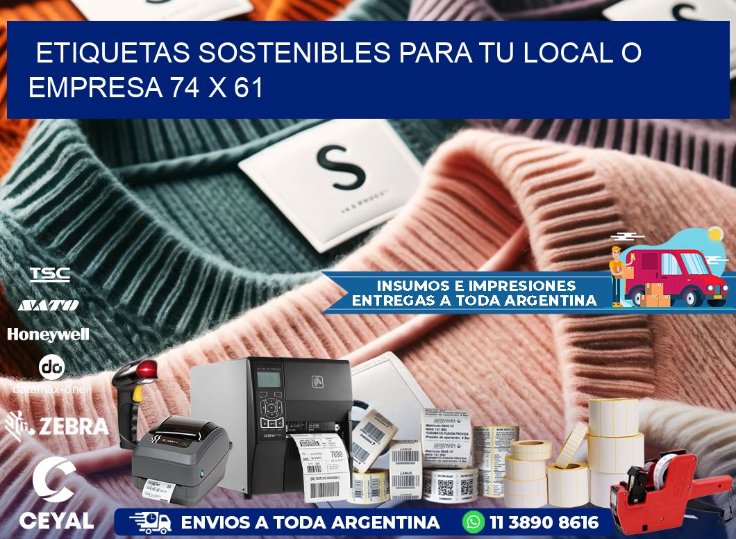 Etiquetas sostenibles para tu local o empresa 74 x 61